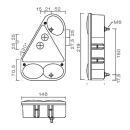 Earpoint III, left tail, brake, indicator, NSL, bayonet...