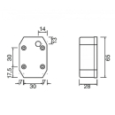 Flexipoint I side marker light giallo cavo DC 0,5 m