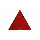 Réflecteur triangulaire rouge, vissable avec trous