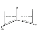 Zestaw kabli o dlugosci 5 m. z wtyczka PVC, 7-pin z...